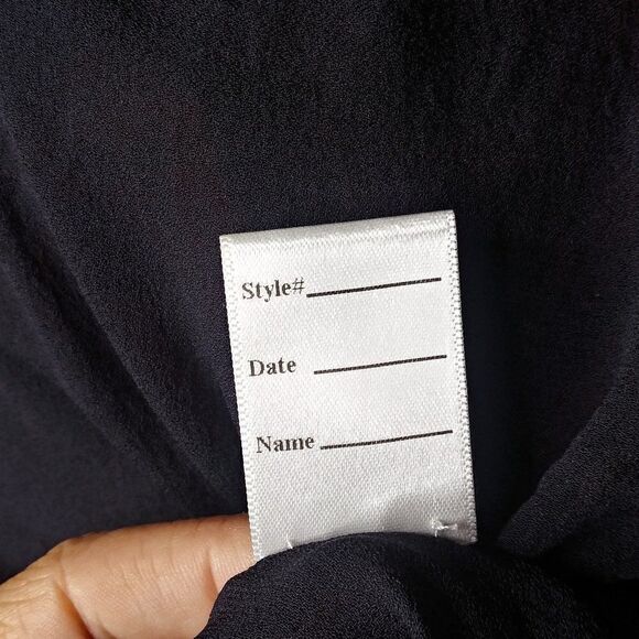 A.L.C. Nello Handkerchief Trapeze Silk Dress Floral Asymmetrical V-Neck SAMPLE - Picture 10 of 12
